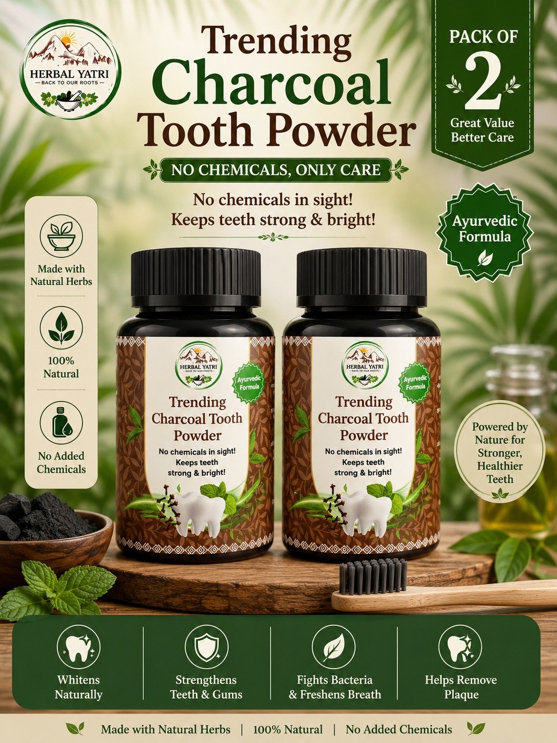 Trending Charcoal Tooth Powder